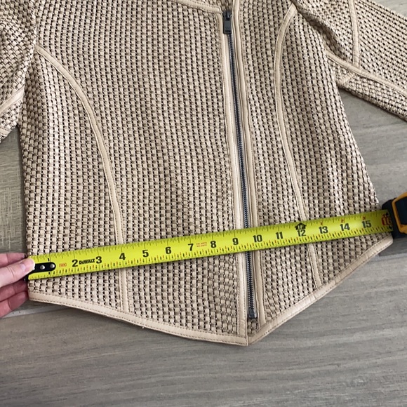 Haute Hippie woven leather jacket - Picture 8 of 8